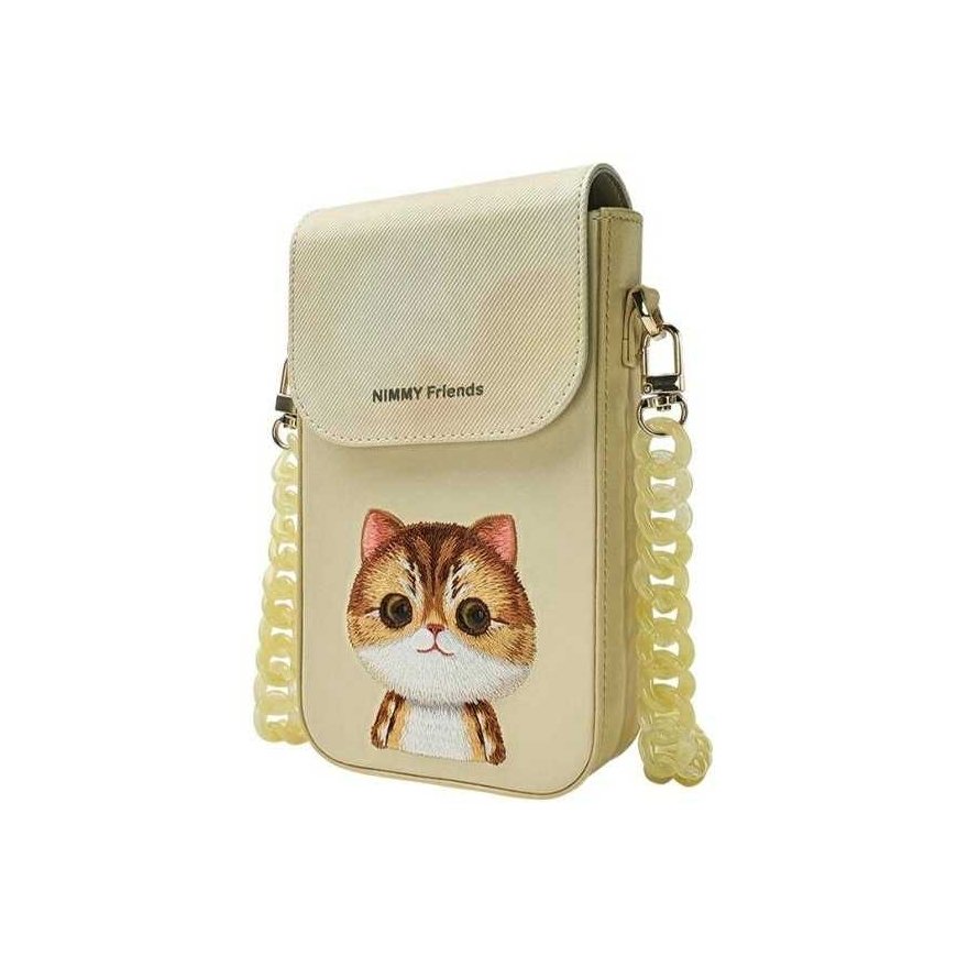 Case Nimmy torebka na telefon khaki Big Eyed Pet 2.0 Cat – 2
