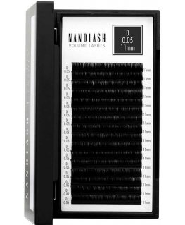 Nanolash Volume Lashes False Eyelashes 0.05 D 11 Mm 1 U