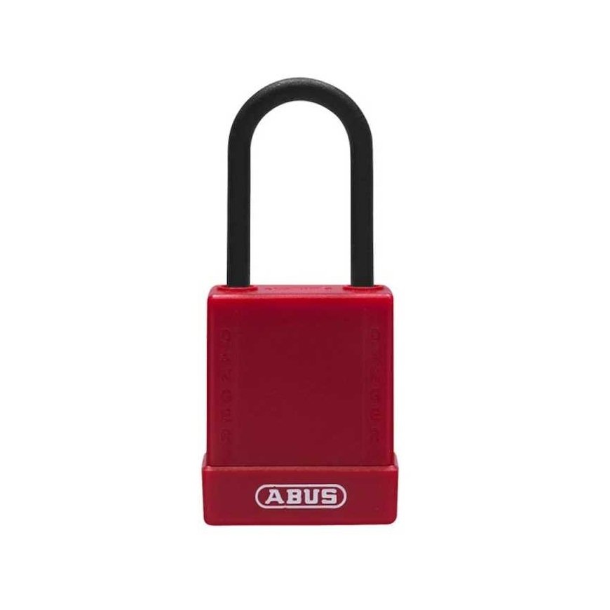 Aluminum lock ABUS 76PS/40, red