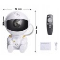 HQ LED 3D Sitting Astronout 360 degree Rotate Head Star Sky & Ne HQ LED 3D Sitting Astronout 360 degree Rotate Head Star Sky & Ne