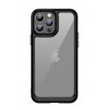 Apple iPhone 12 Pro Space Case hard cover with a gel frame Transparent Black