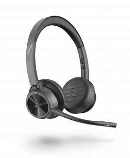 POLY Voyager 4320 UC Kuulokkeet Langaton Pääpanta Toimisto/puhelukeskus USB Type-C Bluetooth musta