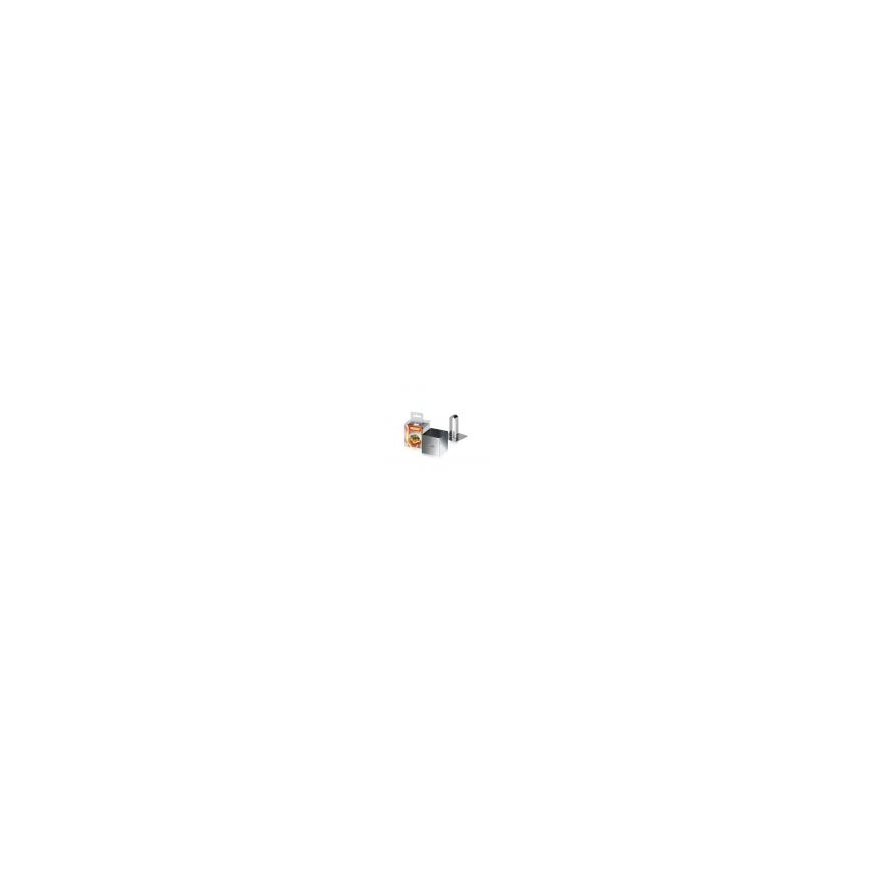 Square food ring with pusher 6x6x6cm