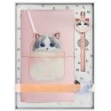 Nimmy rinkinys 2in1 užrašų knygelė + rašiklis rožinės spalvos Big Eyed Pet 2.0 Cat Nimmy rinkinys 2in1 užrašų knygelė + rašiklis rožinės spalvos Big Eyed Pet 2.0 Cat