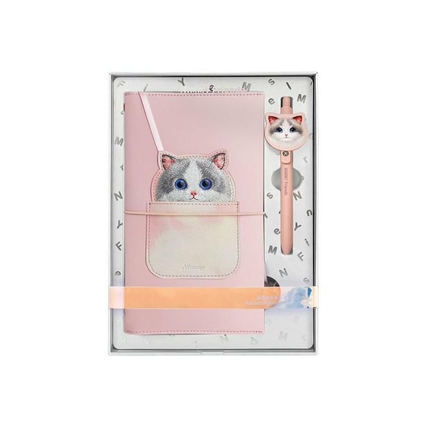 Nimmy set 2in1 notebook + pen pink Big Eyed Pet 2.0 Cat – 2