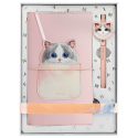 Nimmy set 2in1 notebook + pen pink Big Eyed Pet 2.0 Cat Nimmy set 2in1 notebook + pen pink Big Eyed Pet 2.0 Cat