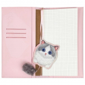 Nimmy rinkinys 2in1 užrašų knygelė + rašiklis rožinės spalvos Big Eyed Pet 2.0 Cat Nimmy rinkinys 2in1 užrašų knygelė + rašiklis rožinės spalvos Big Eyed Pet 2.0 Cat