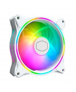 Cooler Master MasterFan MF120 Halo 3in1 White Edition Datora korpusam Ventilators 12 cm Balts 3 pcs