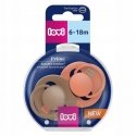 Canpol LOVI silicone dynamic pacifiers Prime, Granola/Orange, 6-18m, 2 pcs., 34/410