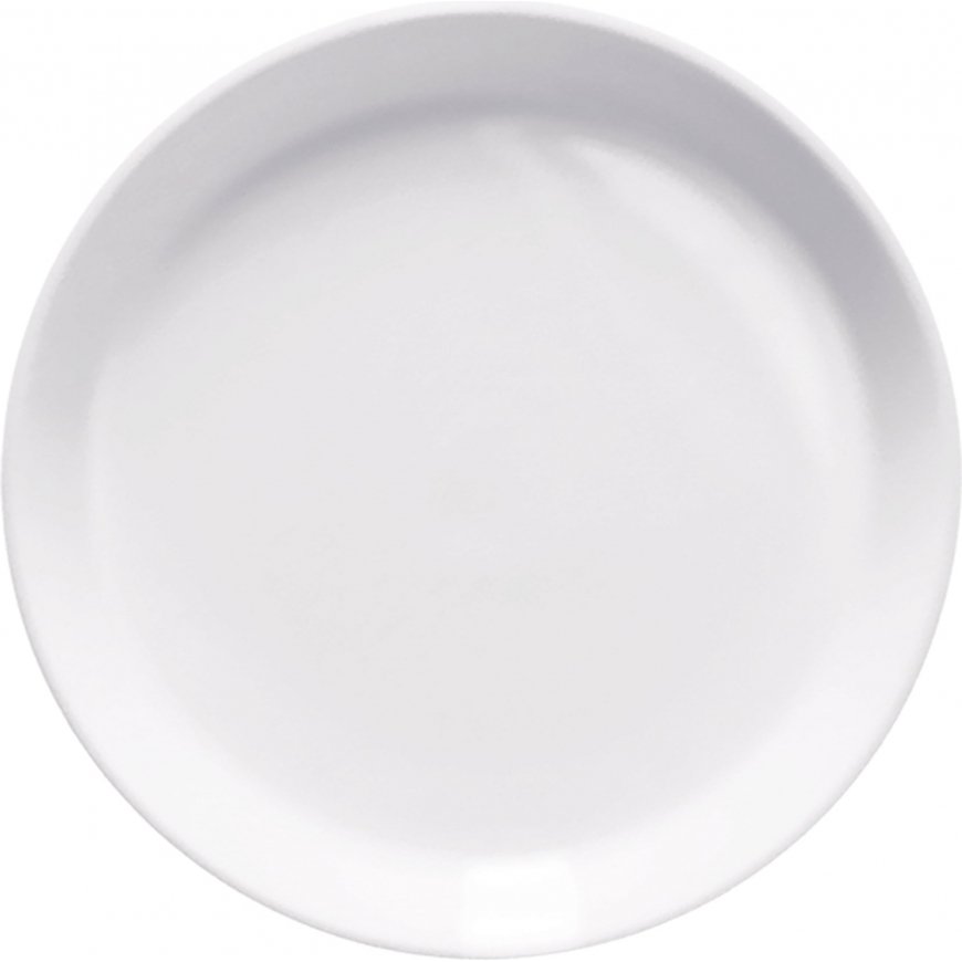 Set of 6 Essenziale Gourmet Deep Plates - White, 21.5 cm