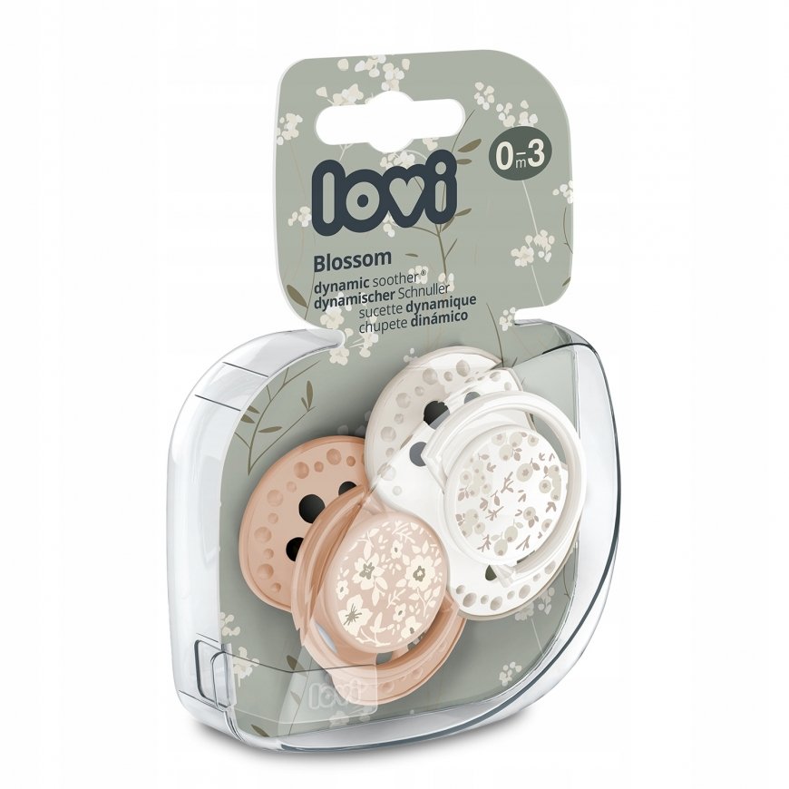 Canpol LOVI silicone dynamic pacifiers, Blossom