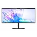 Samsung S65VC monitori 86,4 cm (34") 3440 x 1440 pikseļi UltraWide Quad HD LCD Melns Samsung S65VC monitori 86,4 cm (34") 3440 x 1440 pikseļi UltraWide Quad HD LCD Melns