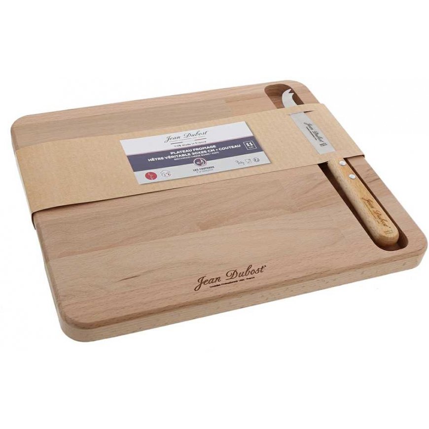 Wooden board with cheese knife / Jean Dubost