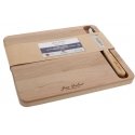 Wooden board with cheese knife / Jean Dubost Wooden board with cheese knife / Jean Dubost
