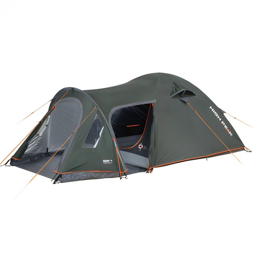 High Peak Garda 5.0 grey-green 5-person tent 11823