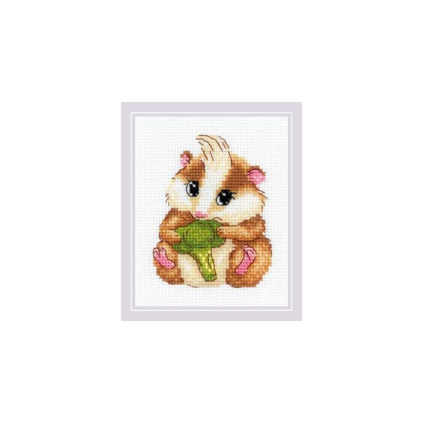 Uab Riolis Cross stitch kit "Cute Hamster" 13x16 SR2185