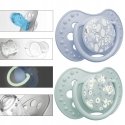 Canpol LOVI silicone dynamic pacifiers, Blossom Blue, 18+m, 2 pcs., 22/924boy