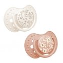Canpol LOVI silicone dynamic pacifiers, Blossom Ivory, 18+m, 2 pcs., 22/924girl