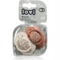 Canpol LOVI silicone dynamic pacifiers, Blossom Ivory, 18+m, 2 pcs., 22/924girl