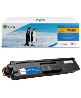 TONER Su G&G suderinami dažai, skirti Brother TN423M, NT-CB423M, rausvai raudonai, 4000s