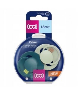 Canpol LOVI silicone dynamic pacifiers Prime, Pistachio/Green, 18+m, 2 pcs., 34/415