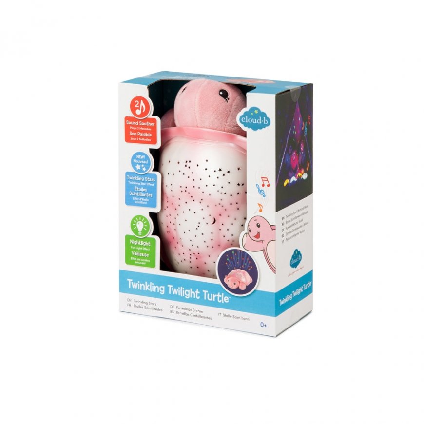 Cloud B Twinkling Twilight Turtle baby night-light Freestanding Pink – 3