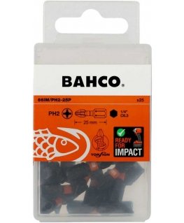 Smūginiai antgaliai Bahco 66IM PH2 25mm , 25vnt blisteris