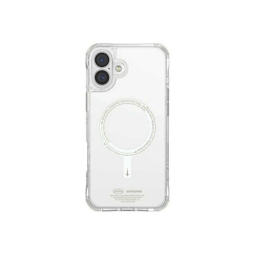 Skinarma Saido Apple iPhone 16 6.1" Magnetic Charging case green niteglow