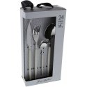 Cutlery set 24 pcs Amsterdam - white - box - Jean Dubost Cutlery set 24 pcs Amsterdam - white - box - Jean Dubost