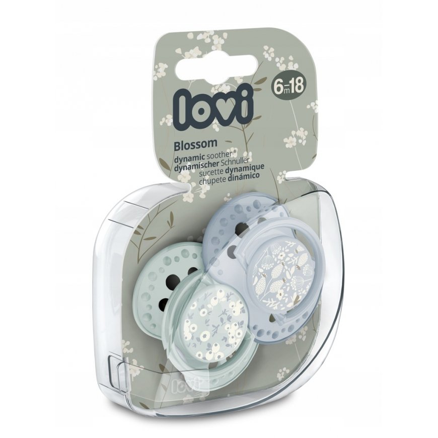 Canpol LOVI silicone dynamic pacifiers, Blossom