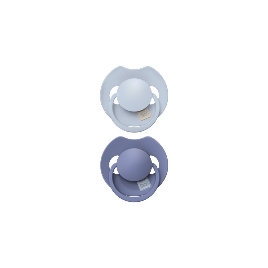 Canpol LOVI silicone dynamic pacifiers Prime, Baby Blue/Blue, 18+m, 2 pcs., 34/419 – 2