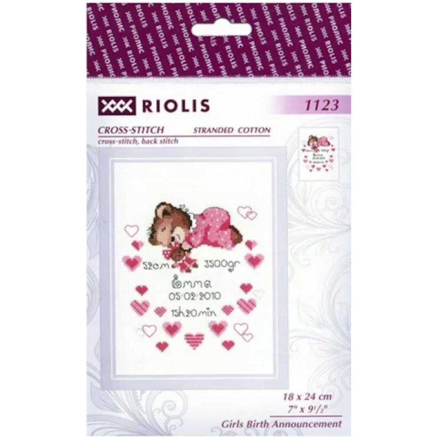 Uab Riolis Announcement of the birth of girls 1123 – 3