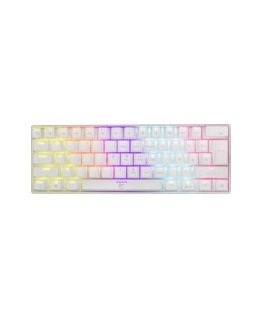 Keyboard White Shark White Shark GK-004231 Shinobi-2 Brown Switch, White US