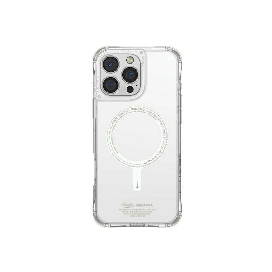 Skinarma Saido Apple iPhone 16 Pro Max 6.9" Magnetic Charging dėklas telefonui žalios spalvos niteglow