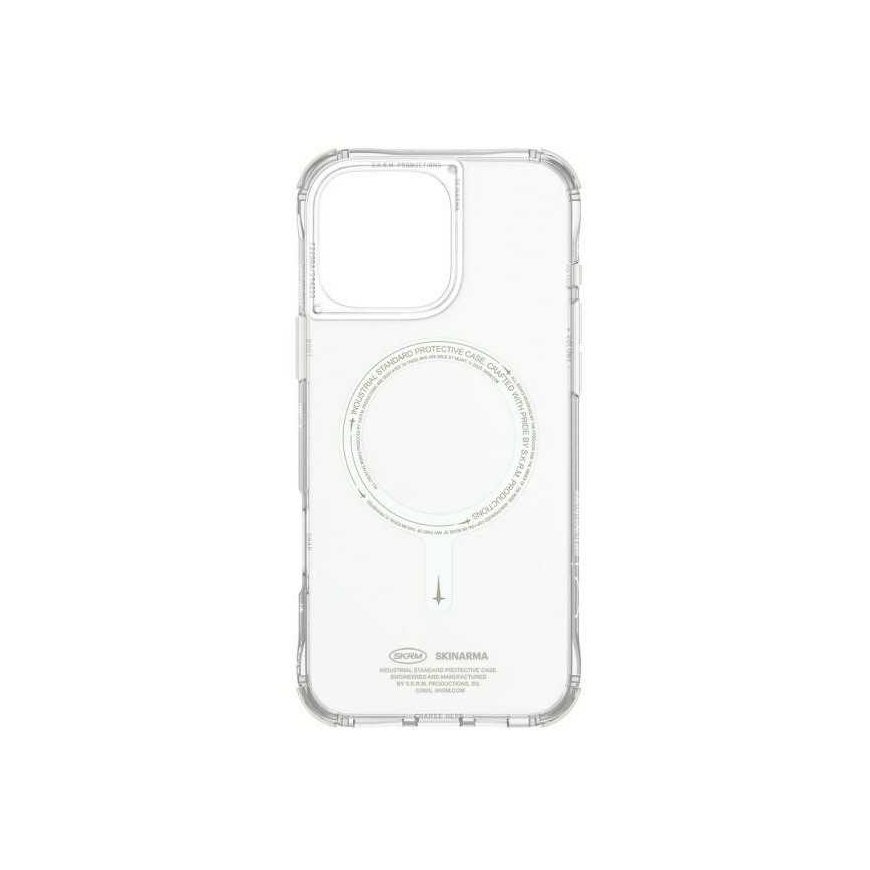 Skinarma Saido Apple iPhone 16 Pro Max 6.9" Magnetic Charging case green niteglow – 2