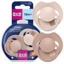 Canpol LOVI silicone dynamic pacifiers Prime, Nude/ Blush, 18+m, 2 pcs., 34/407