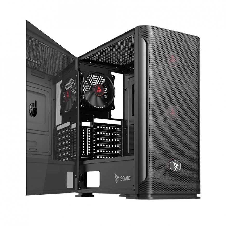 Savio SHADOW X2 системный блок Midi Tower Черный – 2