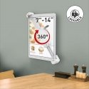 Tablet holder 7-14" swivel wall with lock Tablet holder 7-14" swivel wall with lock