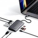 Satechi ST-U4MA3M knyginių kompiuterių dokas / jungčių replikatorius C tipo USB Pilka