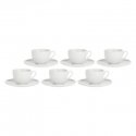 6 Corte Saucer teetassi komplekt - valge, 200 ml 6 Corte Saucer teetassi komplekt - valge, 200 ml