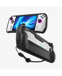 Spigen Rugged Armor Крышка ASUS Термопластичный полиуретан (ТПУ) Черный