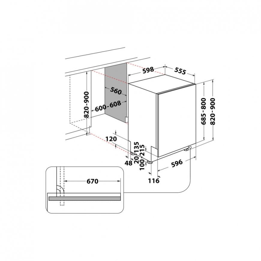 Whirlpool WIS 7020 PEF Полностью встраиваемый 14 мест E – 4