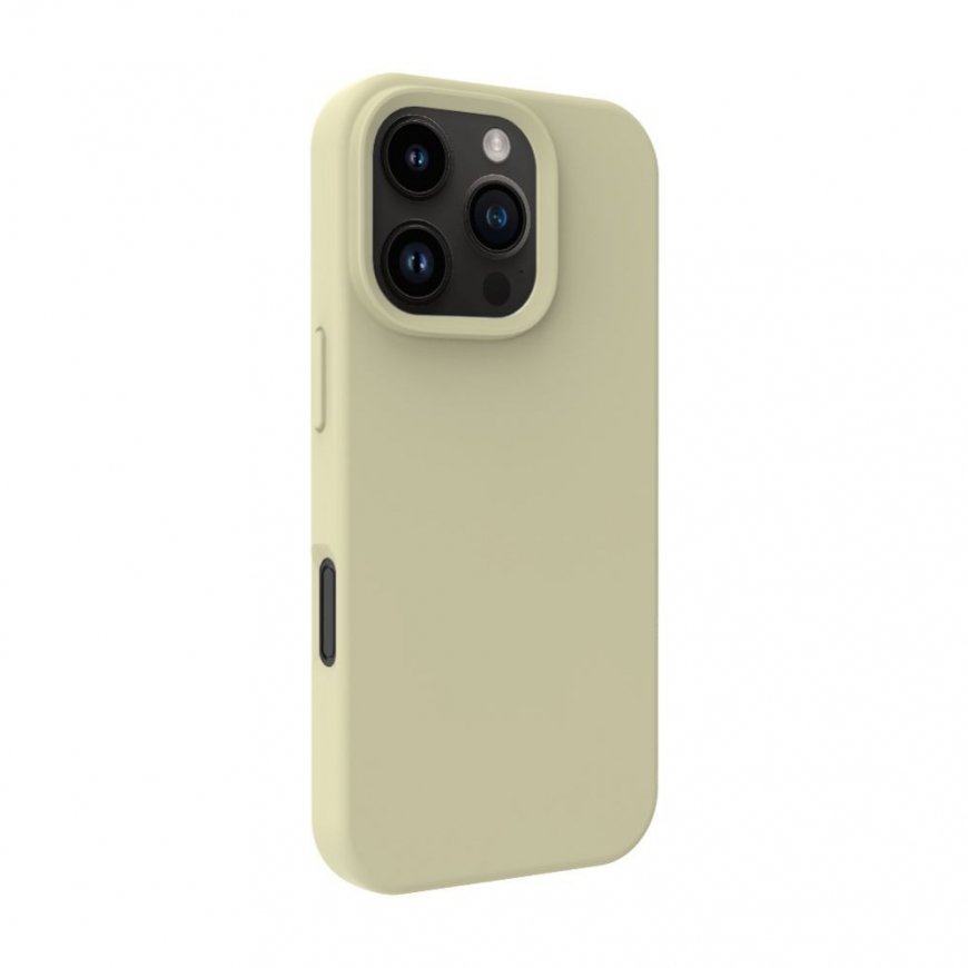 Apple iPhone 16 Pro Max Premium Magsafe Soft Touch Silicone Case Natural Titanium