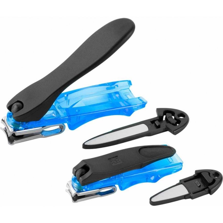 ZWILLING CLASSIC INOX Set of 2 nail clippers blue