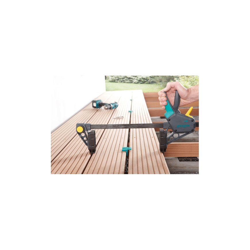 wolfcraft GmbH 6985000 spaustuvas Veržtuvas 45 cm Pilka, Turkis – 3