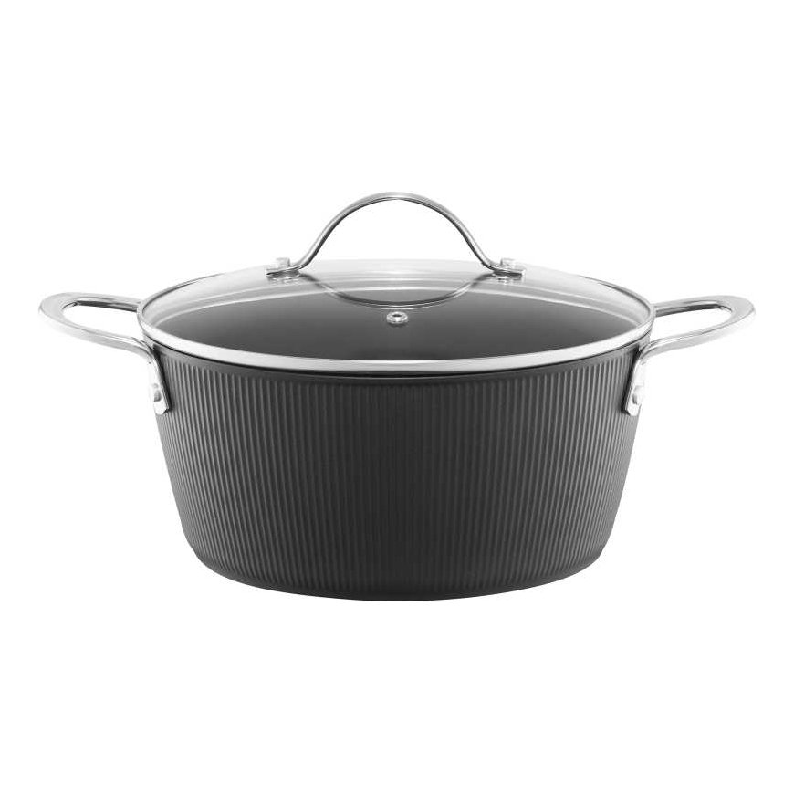 Aluminum pot with lid For curly hair 20 cm 2.2 l AMBITION
