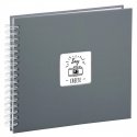 Hama Fine Art photo album Grey 100 sheets 10 x 15 cm Spiral binding Hama Fine Art photo album Grey 100 sheets 10 x 15 cm Spiral binding