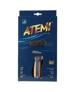 Atemi 4000 Balsa concave ping pong racket