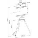 Mozi Art Series FS-4 floor stand for 50-65 "TV Mozi Art Series FS-4 floor stand for 50-65 "TV