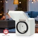 Nedis SmartLife ZBPO130FWT -älypistorasia, 16 A, 3680 W, IP44 Nedis SmartLife ZBPO130FWT -älypistorasia, 16 A, 3680 W, IP44